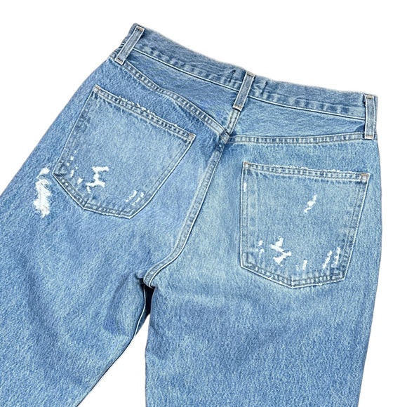Agolde Women's Straight Leg Jeans - Light Blue - Picture 5 of 10